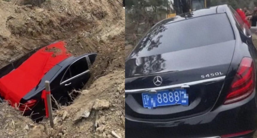 Un millonario pidió que lo enterraran junto a su Mercedes-Benz