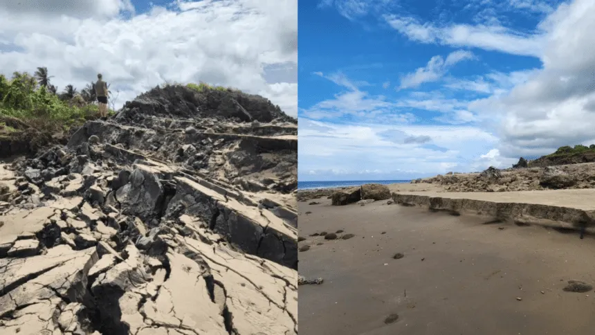 Los terremotos de Venezuela alteraron la geología costera en el suroeste de Trinidad y Tobago