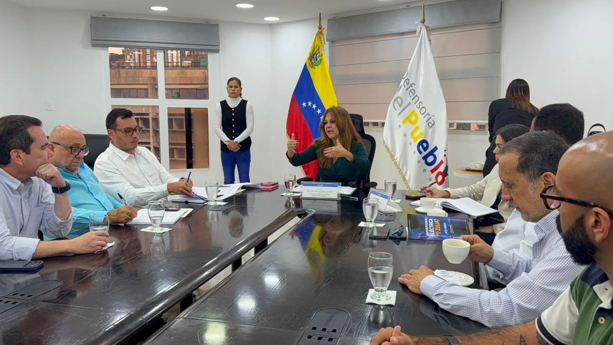 Defensoría del Pueblo crea mesa técnica por apagones y racionamiento eléctrico en Zulia